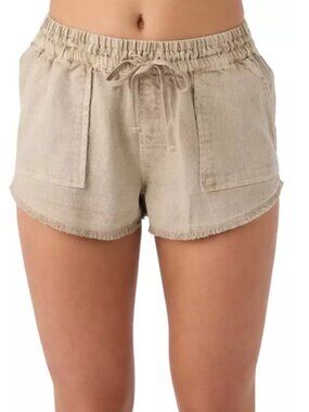 O'Neill Women's 100% Cotton Stevie Shorts in Simply Taupe NWT